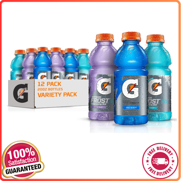 Gatorade Frost Variety Pack, 20oz Bottles (12 Pack)