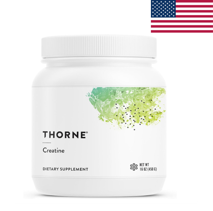 THORNE Creatine Monohydrate Powder NSF Sport 90 Servings Unflavored 450g