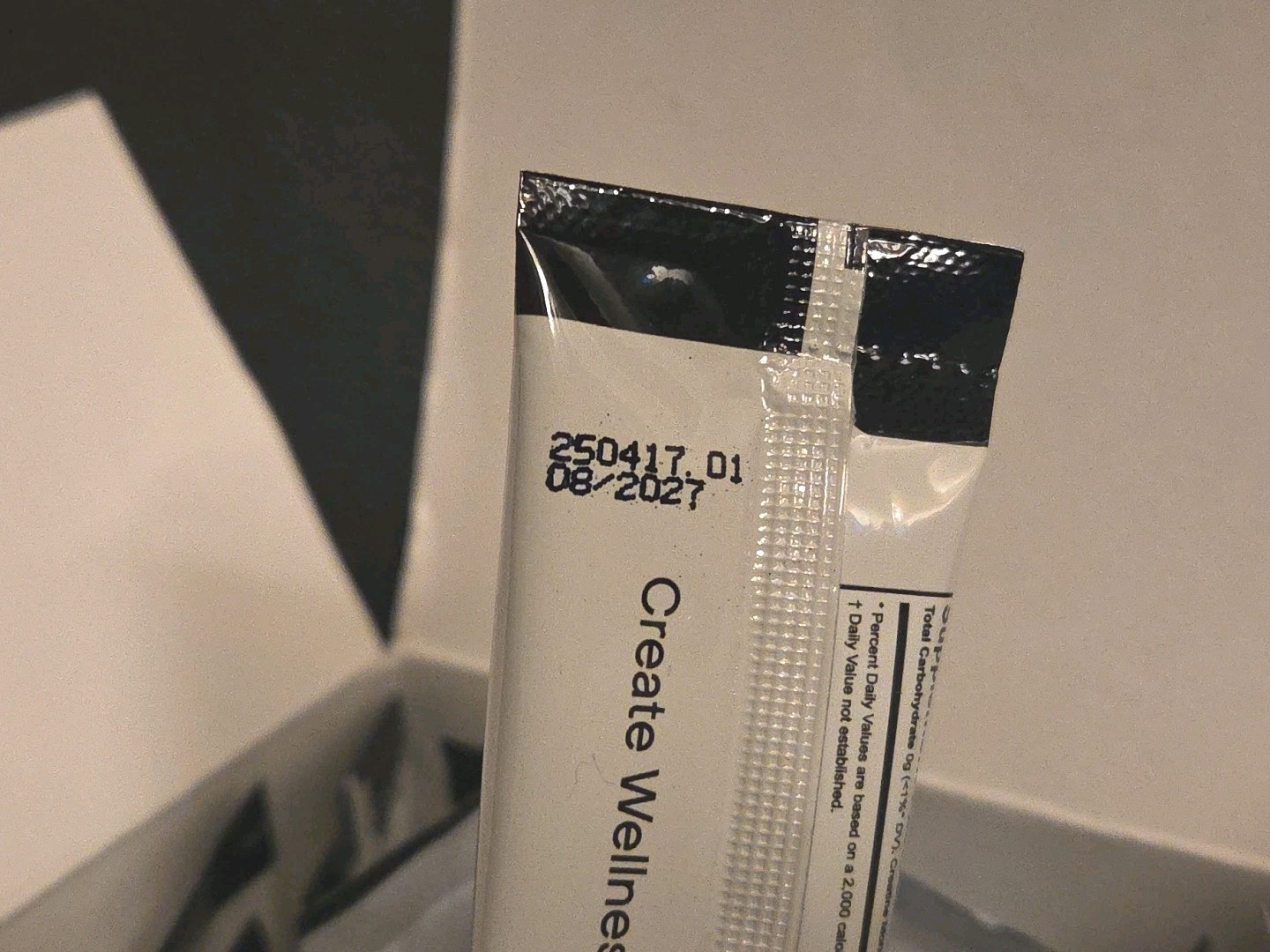 Create Creatine Monohydrate Powder Unflavored 30ct On-The-Go Stick Packs 08/2027