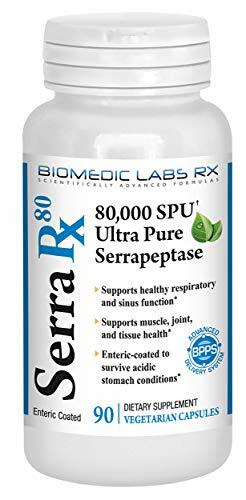 Sinus & Lung Health Support Pure Serrapeptase (90 Caps)