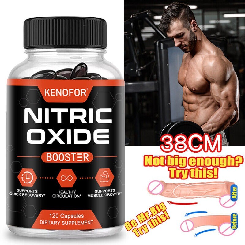 Nitric Oxide Booster 1500mg, L-Arginin & L-Citrulline, 30 To 120 Capsules
