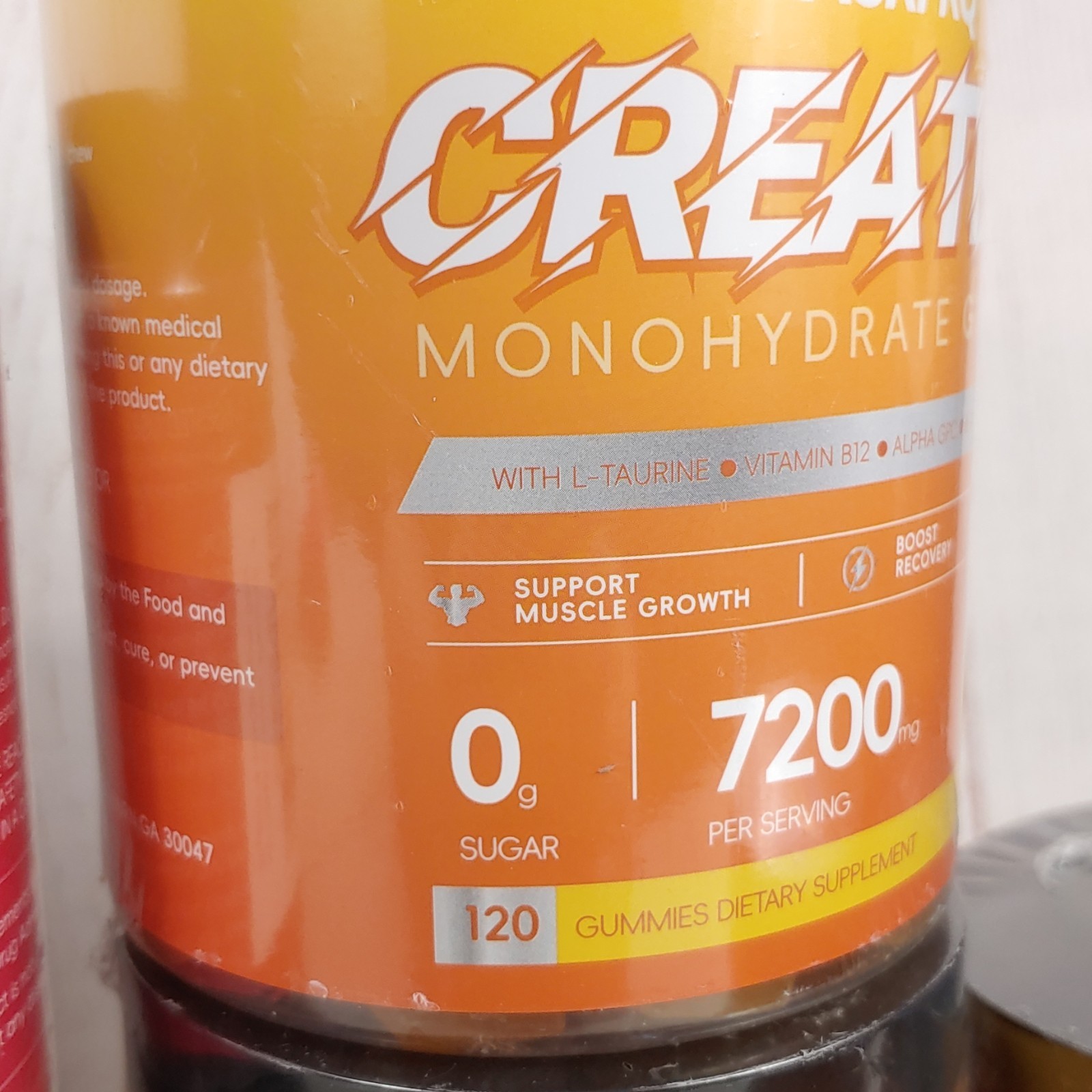 Lot of 8 – NEW Creatine Monohydrate Gummies KDTQMA + ASRFRQ – Exp 09/26 SEALED