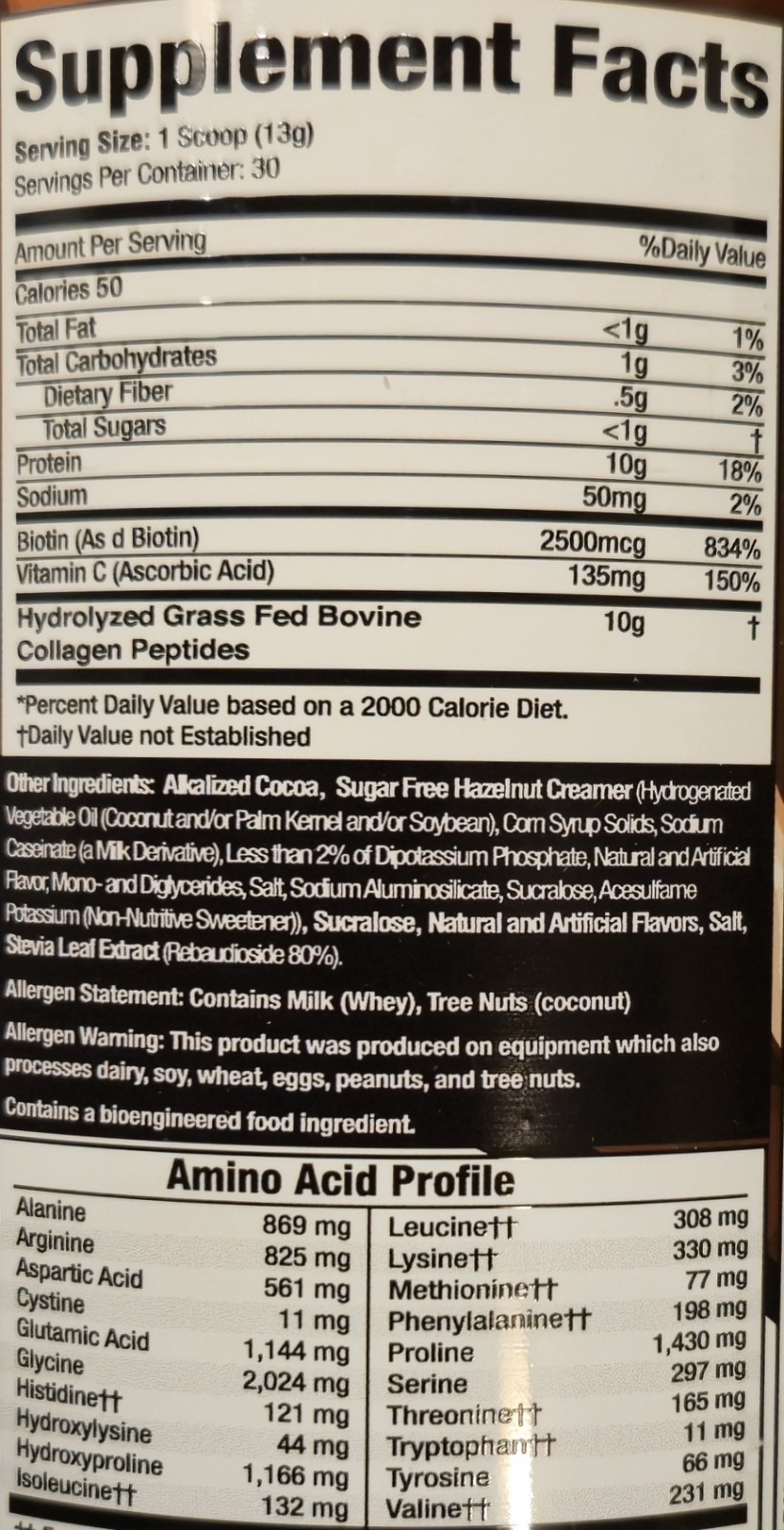 MuscleSport COLLAGEN PEPTIDES Revolution 14 oz (30 Serv) Protella BEST BY 10/26