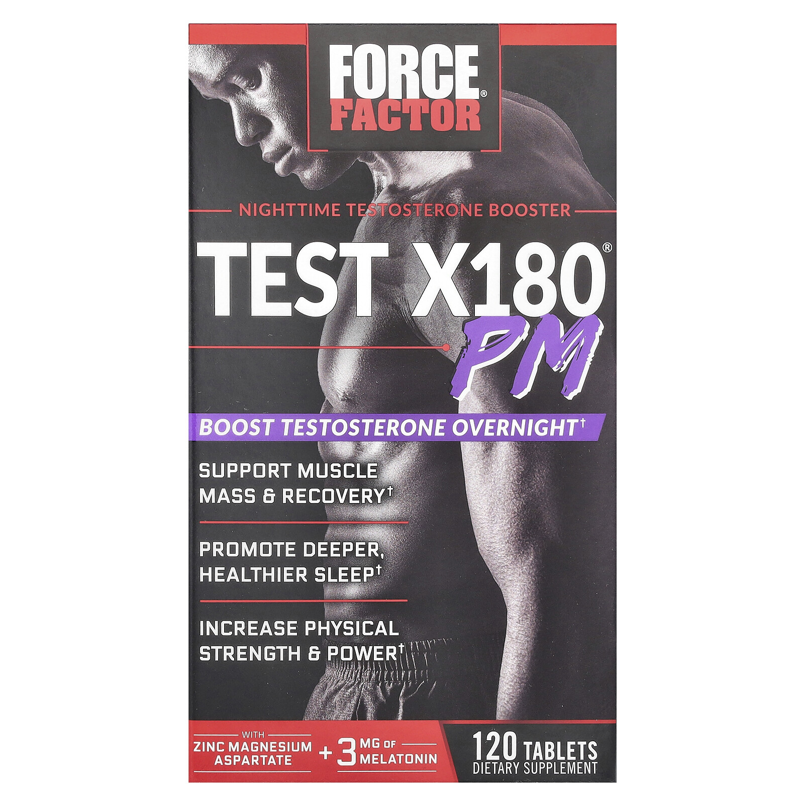 Test X180® PM, 120 Tablets