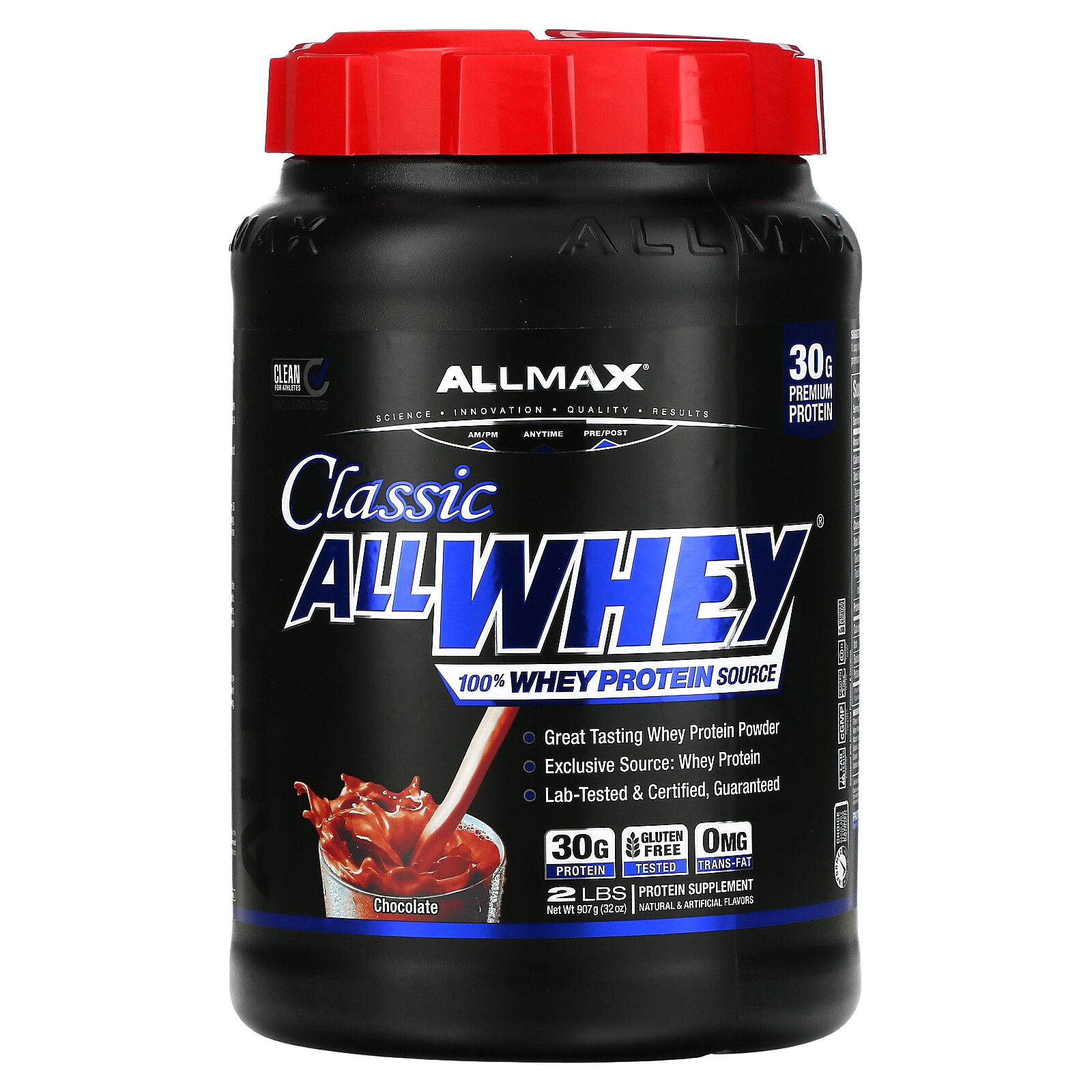 CLASSIC ALLWHEY®, 100% Whey Protein, Chocolate, 2 lbs (907 g)