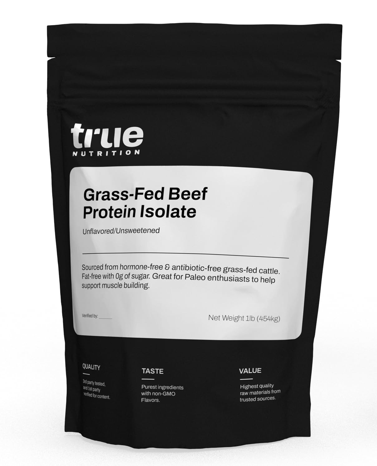 Grass Fed Beef Protein Isolate Powder – 31g Protein per Serving – Zero Carb, …