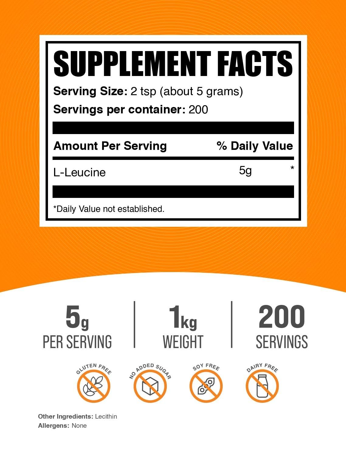 BulkSupplements.com L-Leucine Powder – Leucine 2.2 Pound (Pack of 1), Red
