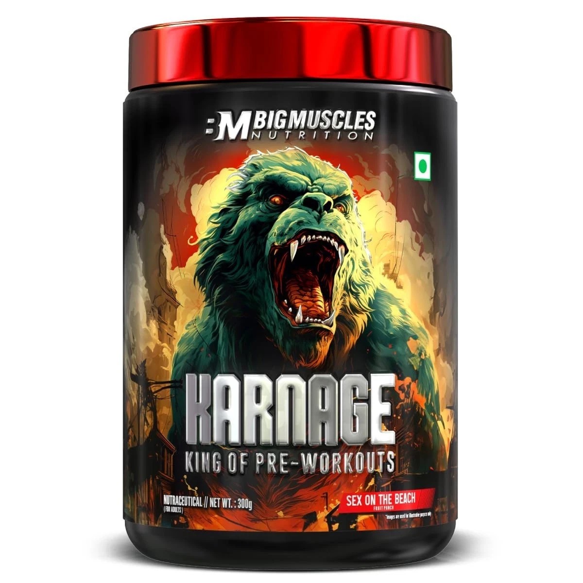 Pre workout (60 Servings, SexOn the Beach) Improve Focus, Strength,Energy & Pump