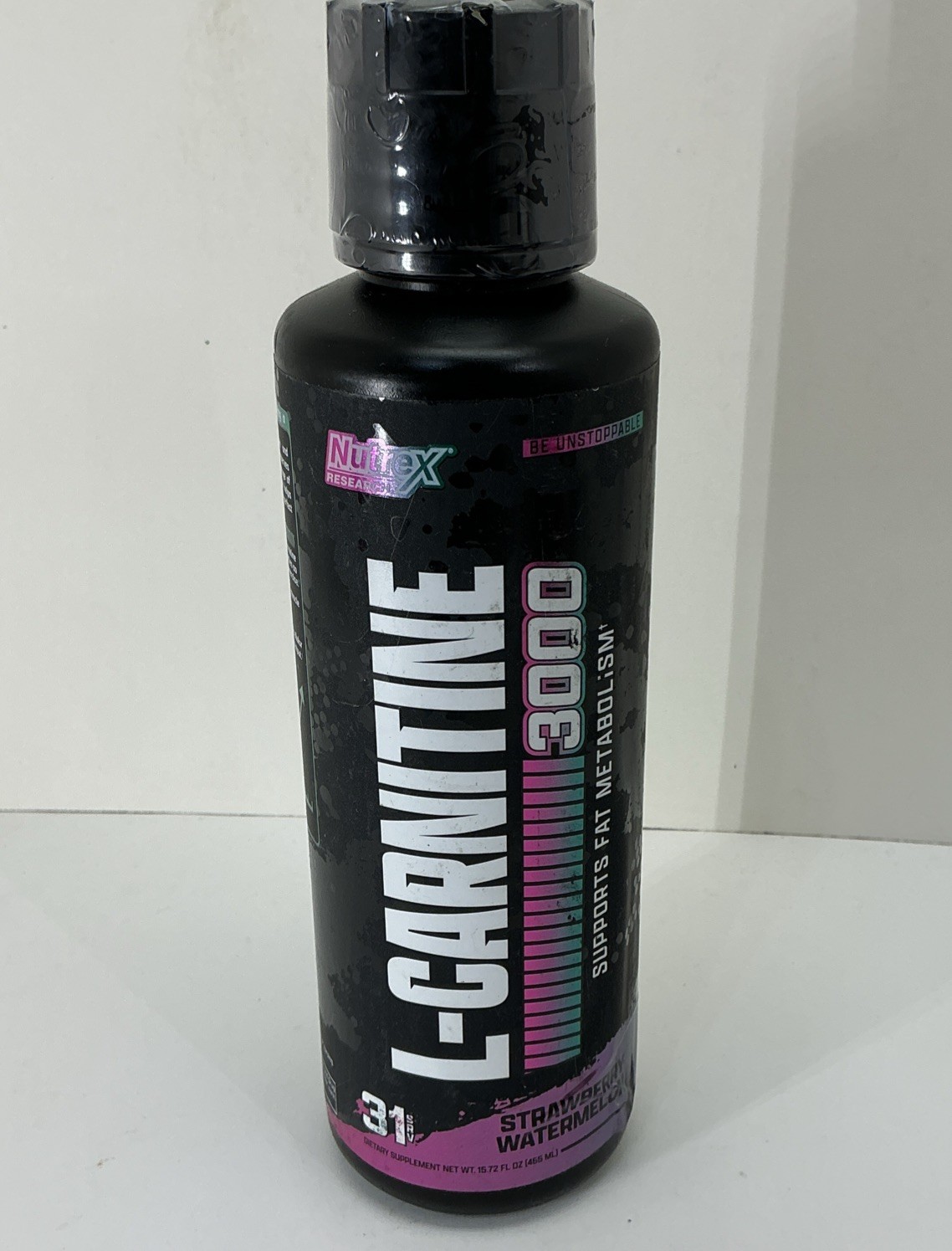 Nutrex Research Liquid Carnitine 3000 Strawberry Watermelon 31 svg Exp 05/2028