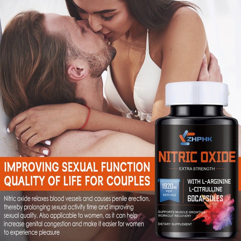 Nitric Oxide Booster Supplement w/L-Arginine 1920mg Premium Workout Muscle Pump