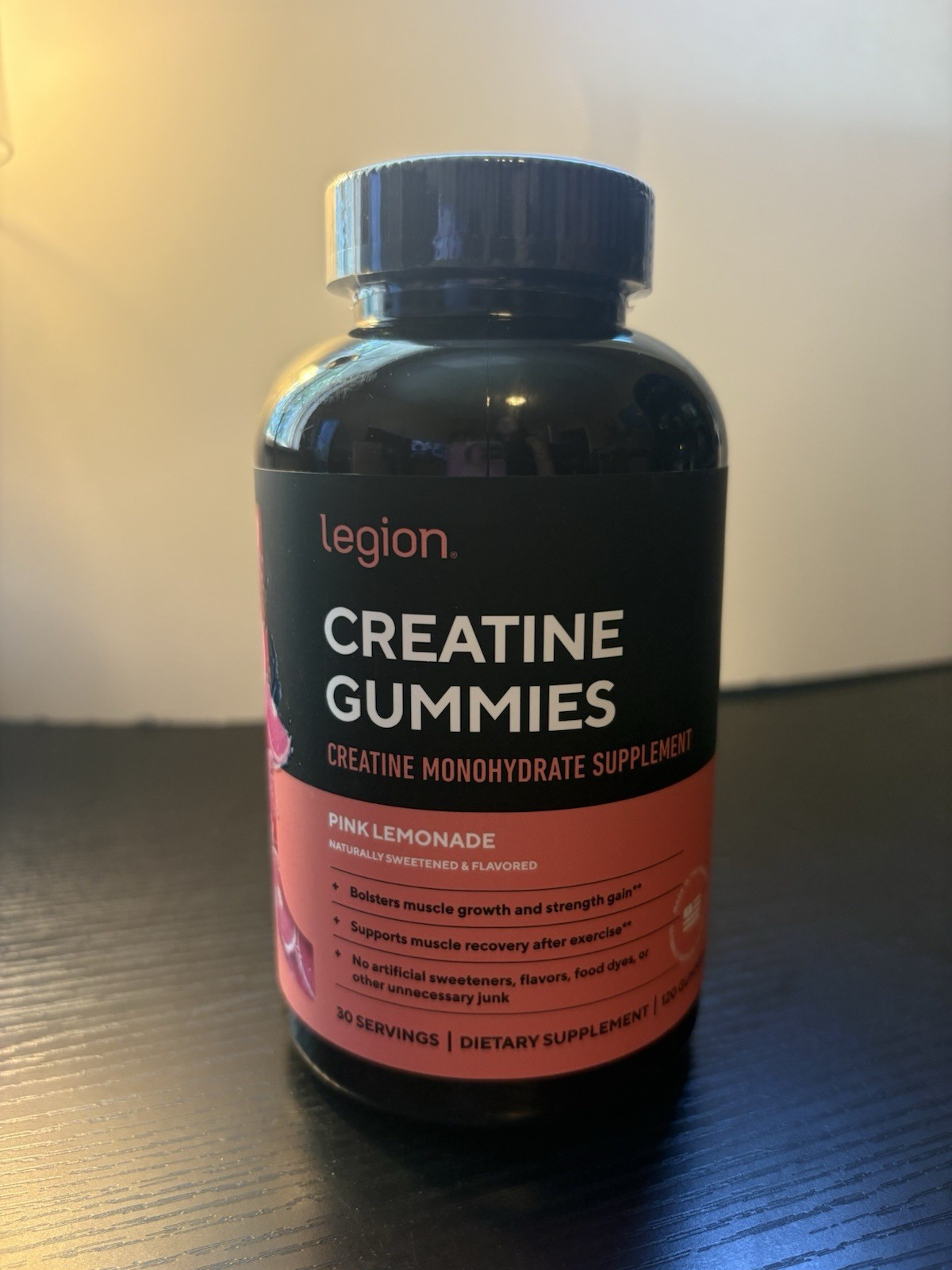 LEGION Creatine Monohydrate Gummies – Clean Creatine Chewables for Muscle Gai…