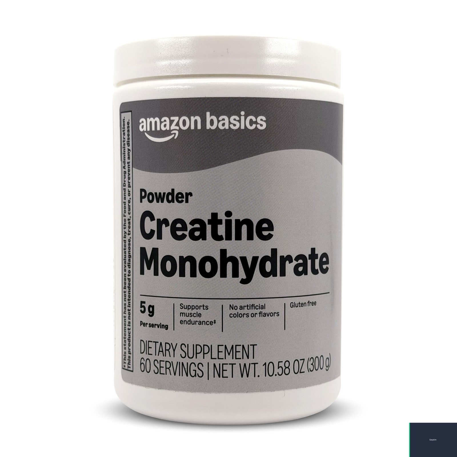 Creatine Monohydrate Powder 10.58 oz 60 Servings Unflavored Gluten Free