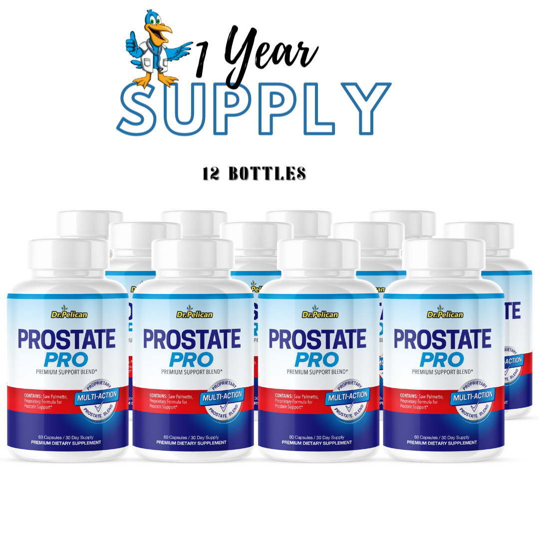 Prostate Pro- Support Supplement for Men – Urinary & Bladder Health-12 Bottles