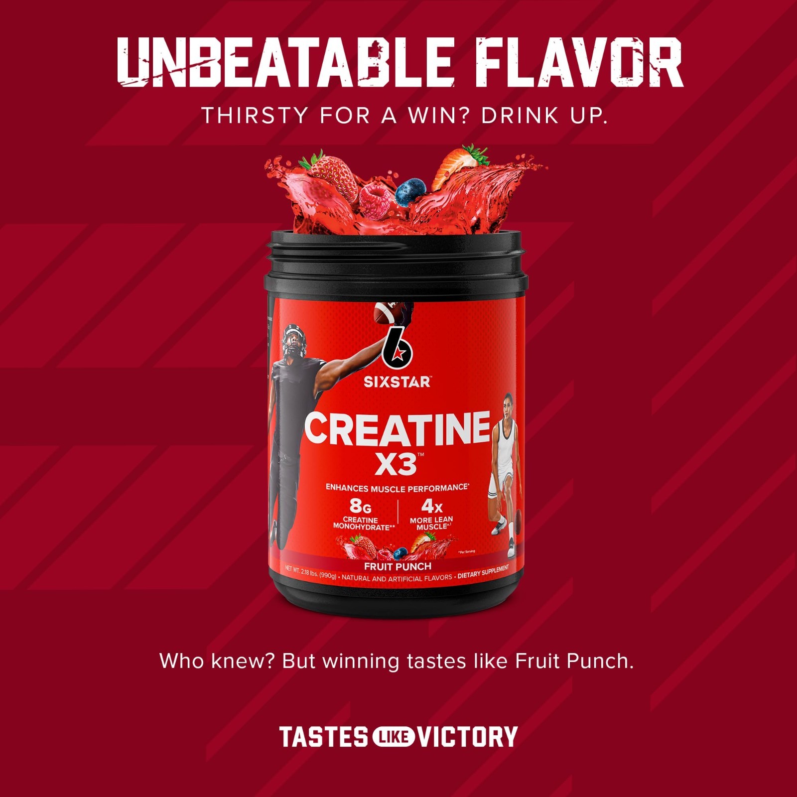Flavored Creatine Monohydrate Powder – 30 Servings, Muscle Building & Performanc