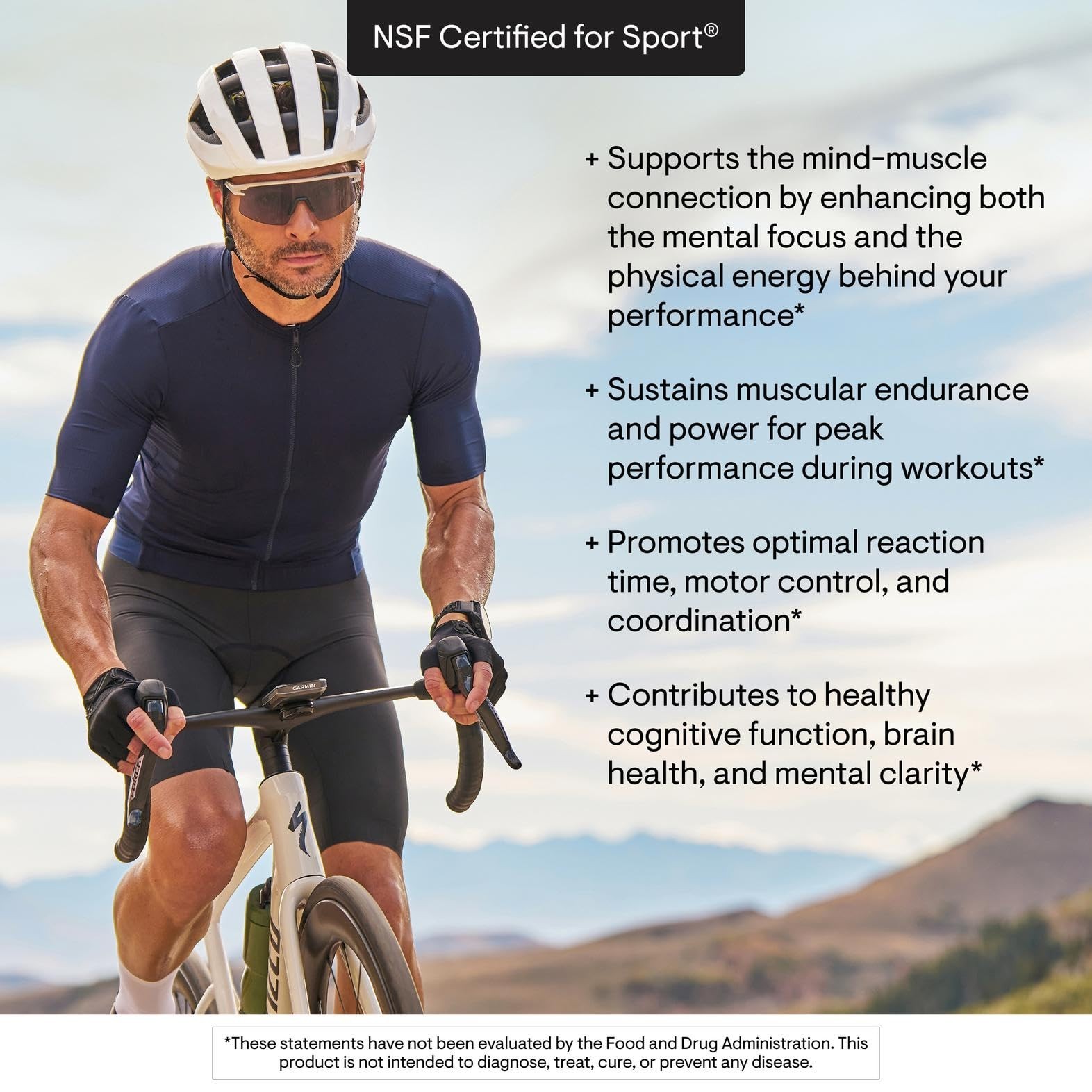 Micronized Creatine Monohydrate + Alpha GPC, 30 Servings, Energy & Focus Boost,