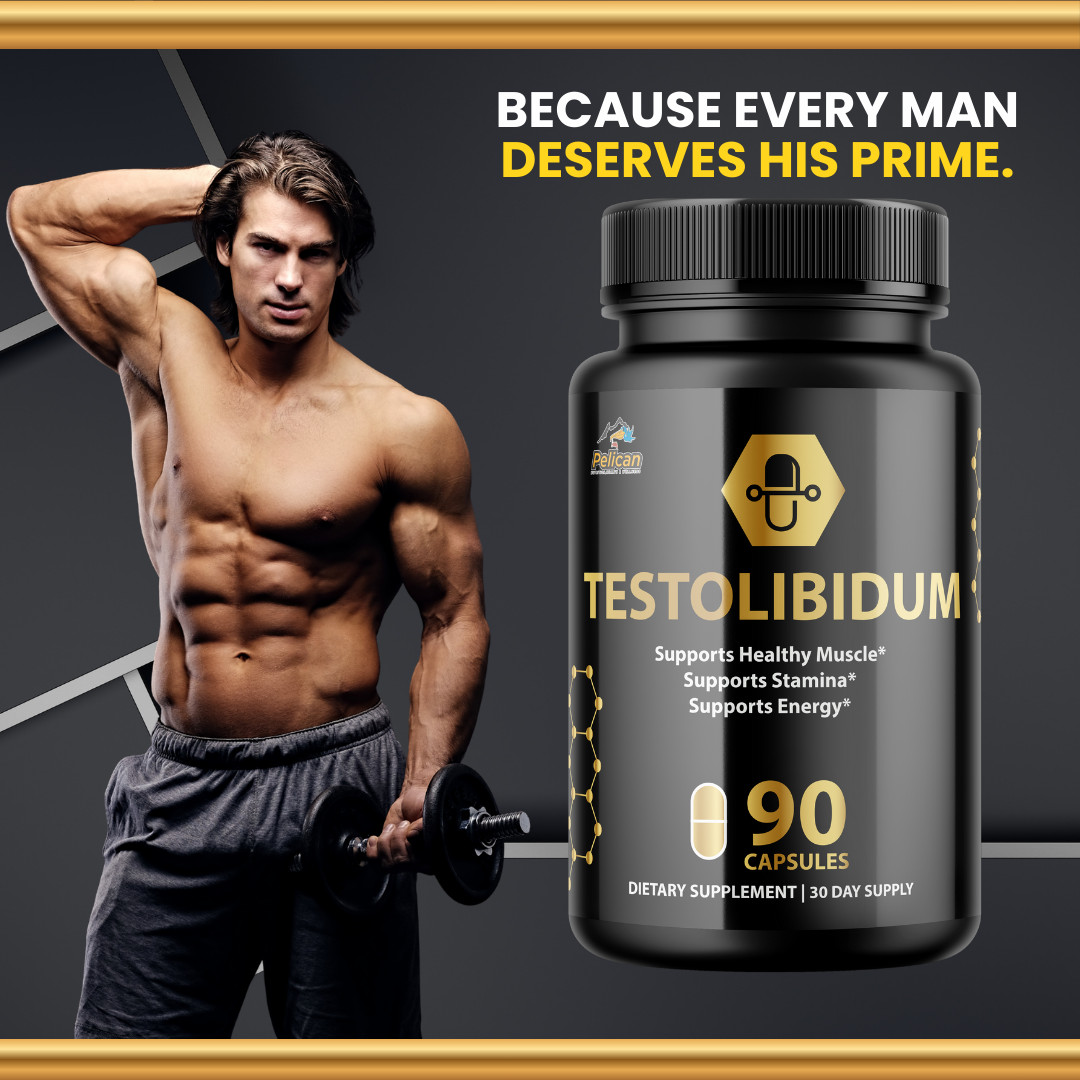 Testolibidum- Bodybuilding & Men’s Health Support- 12 Bottles- 1080 Capsules