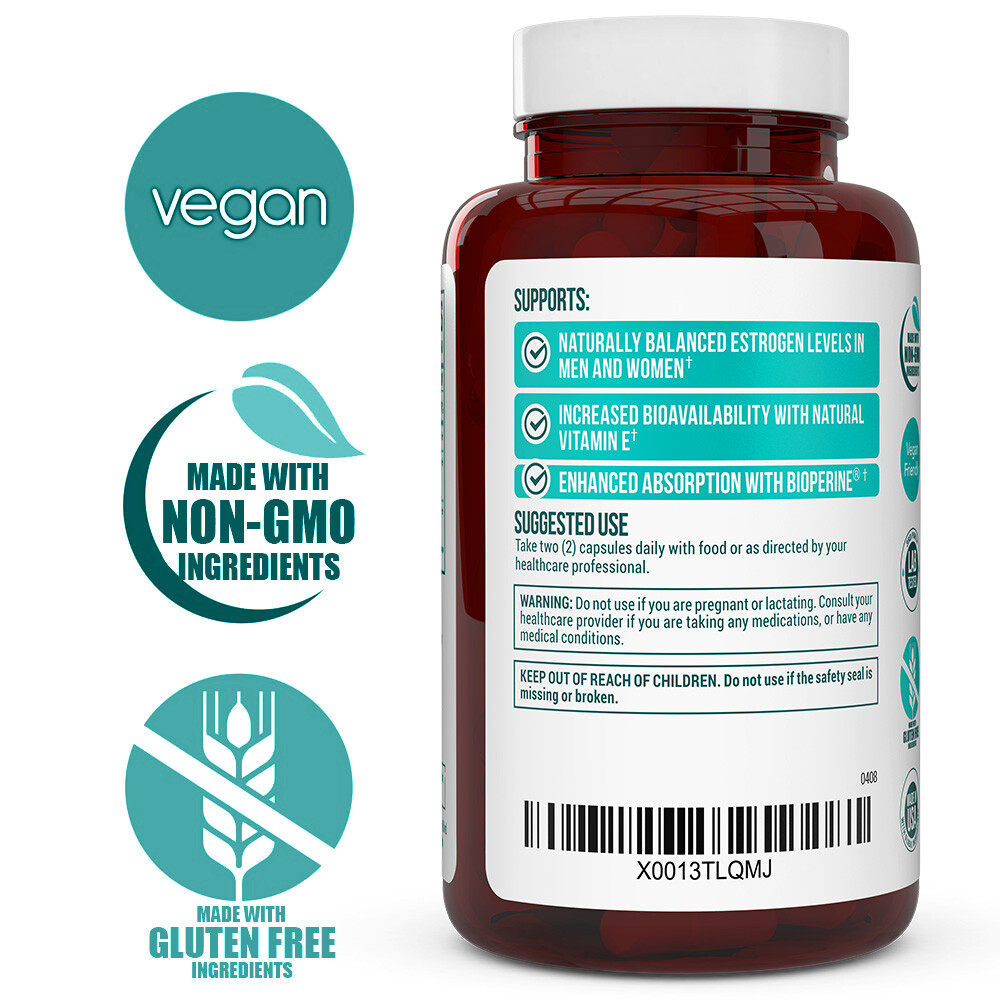 Extra Strength DIM 250mg Supplement – Plus Dong Quai, Vitamin E & BioPerine