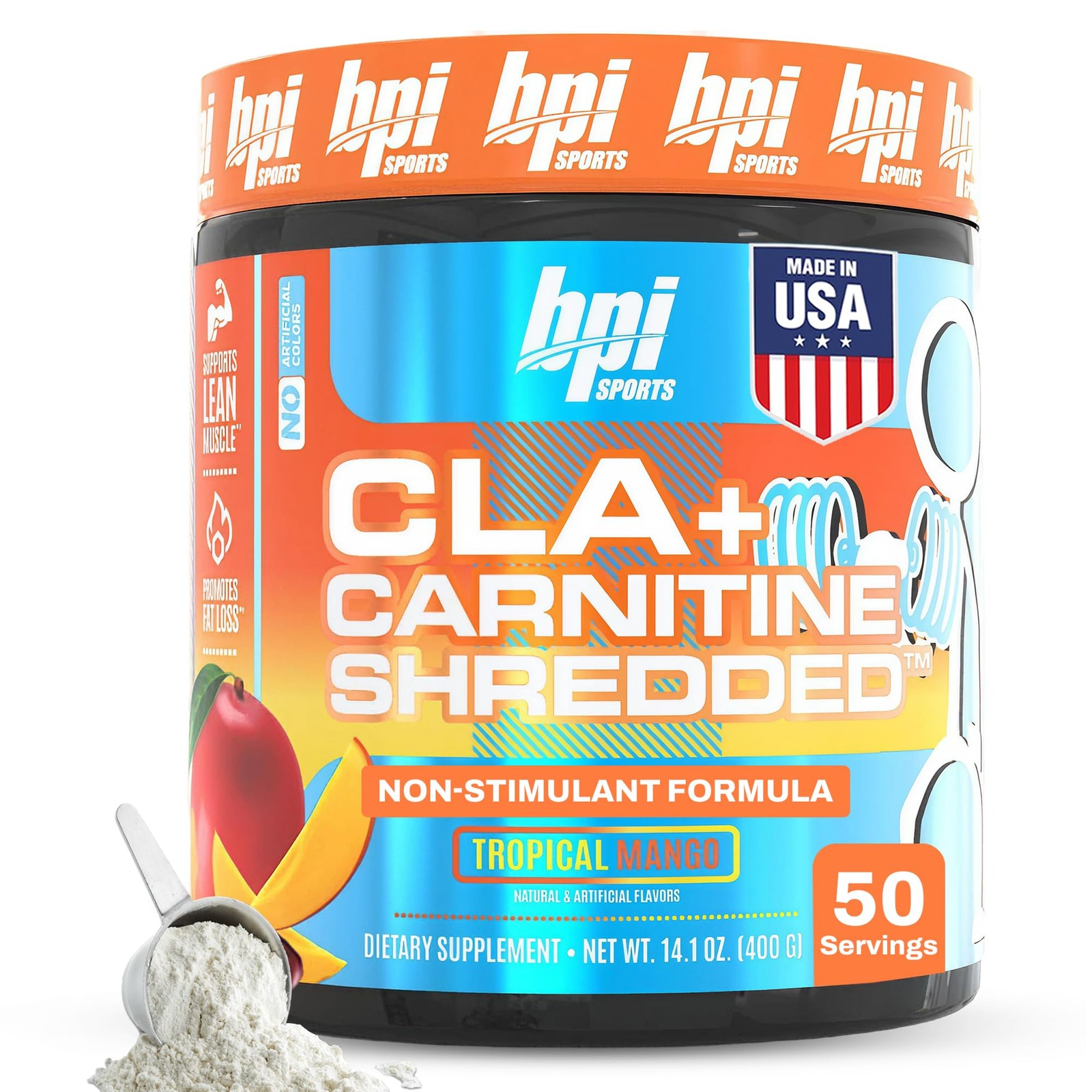 Bpi Sports Cla Carnitine Shredded – Convert Fat Cells Into Energy And Supports