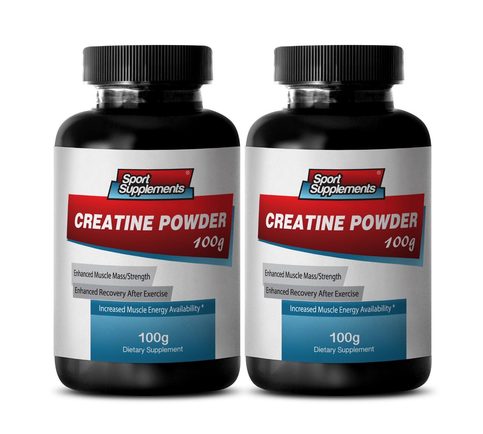 Pre/Post Workout – Creatine Monohydrate Powder 100g – Improved Muscular Mass 2B