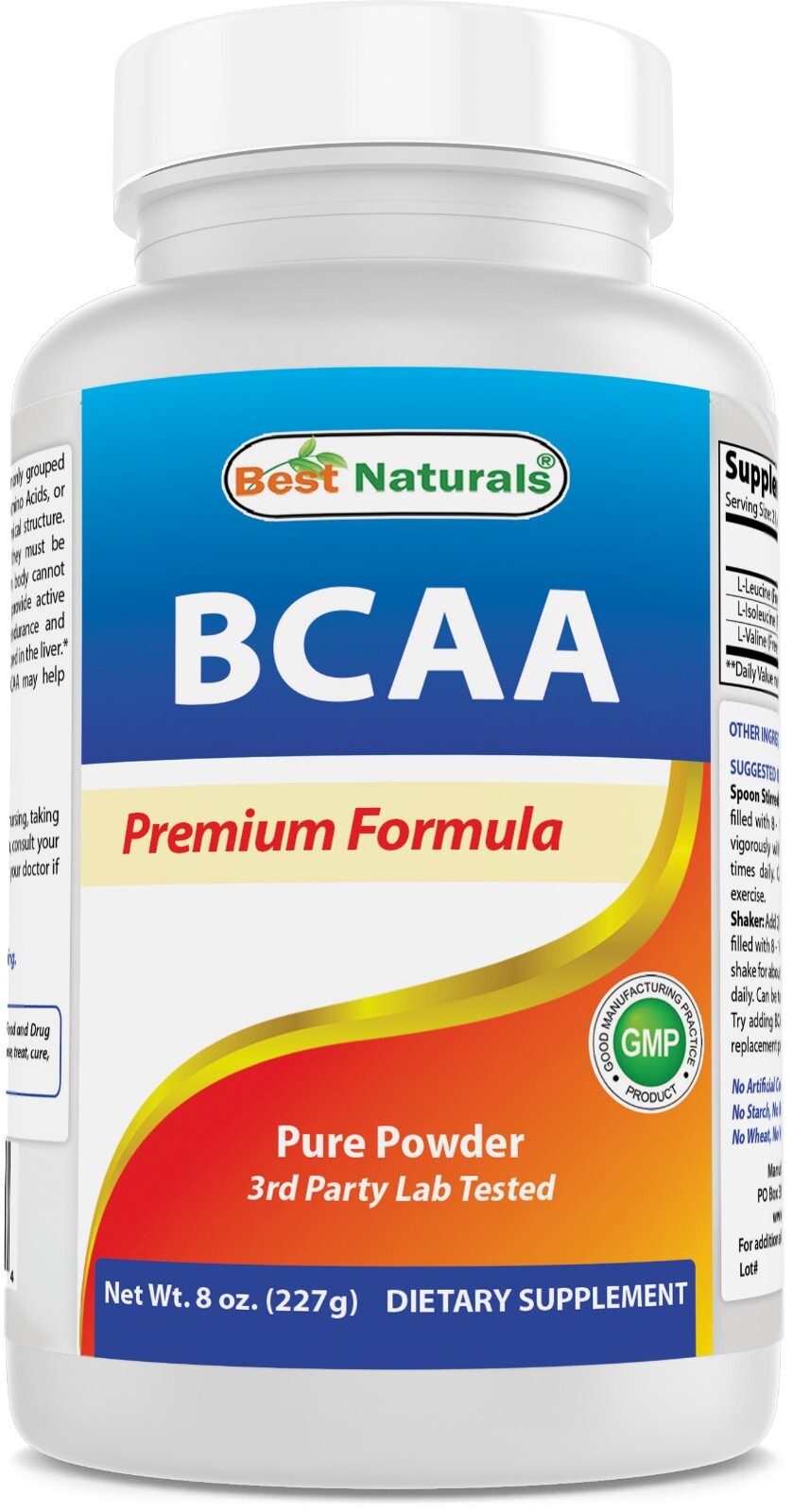 Best Naturals BCAA Powder 8 OZ – Muscle building