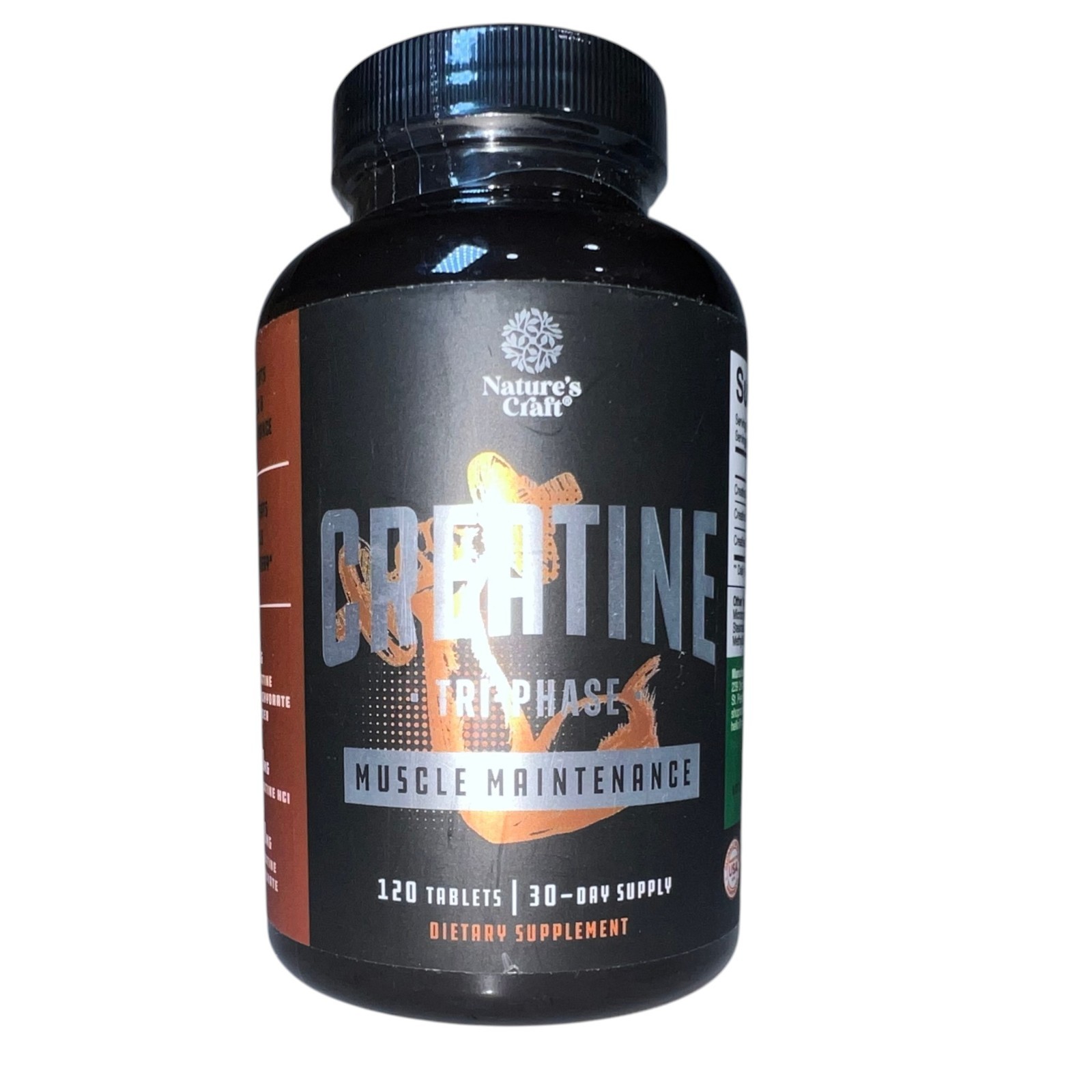 Nature’s Craft High Strength Tri Phase Creatine Tablets 120ct Men & Women
