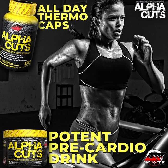 Fat Burner Weight Loss Alpha Cuts Powder Appetite Suppressant Cardio Enhancer