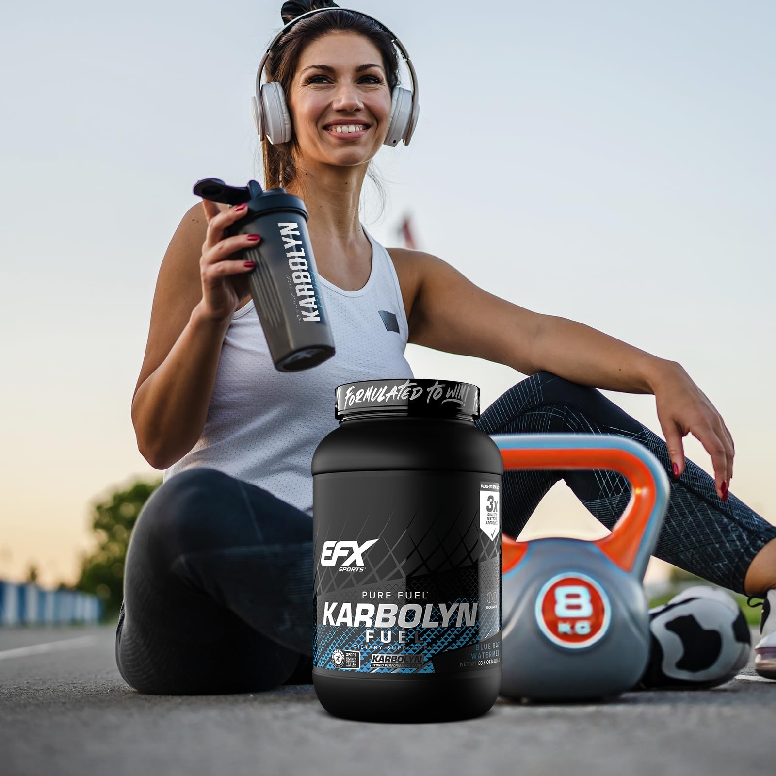 EFX Sports Karbolyn Fuel | Fast-Absorbing Carbohydrate Powder | Carb Load Sus…