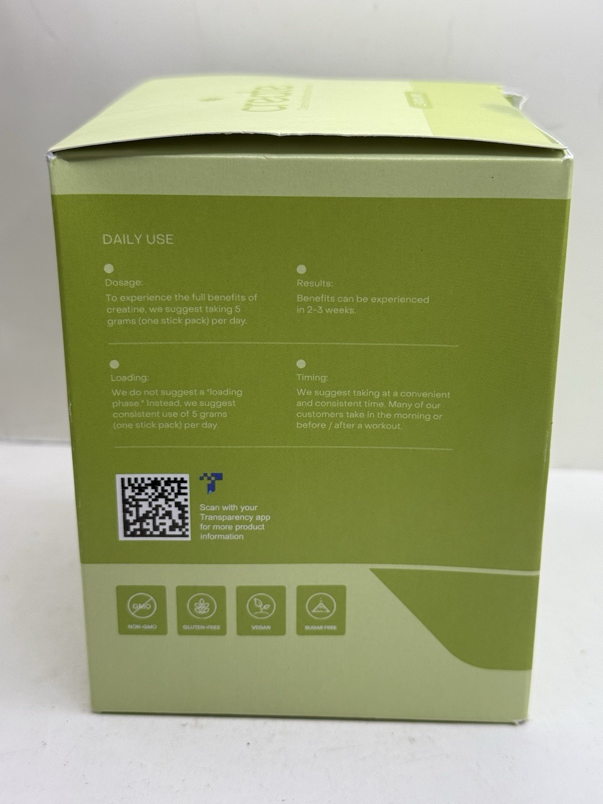 Create Creatine Monohydrate Powder Lemon Lime Dietary Supplement 30 sticks – New