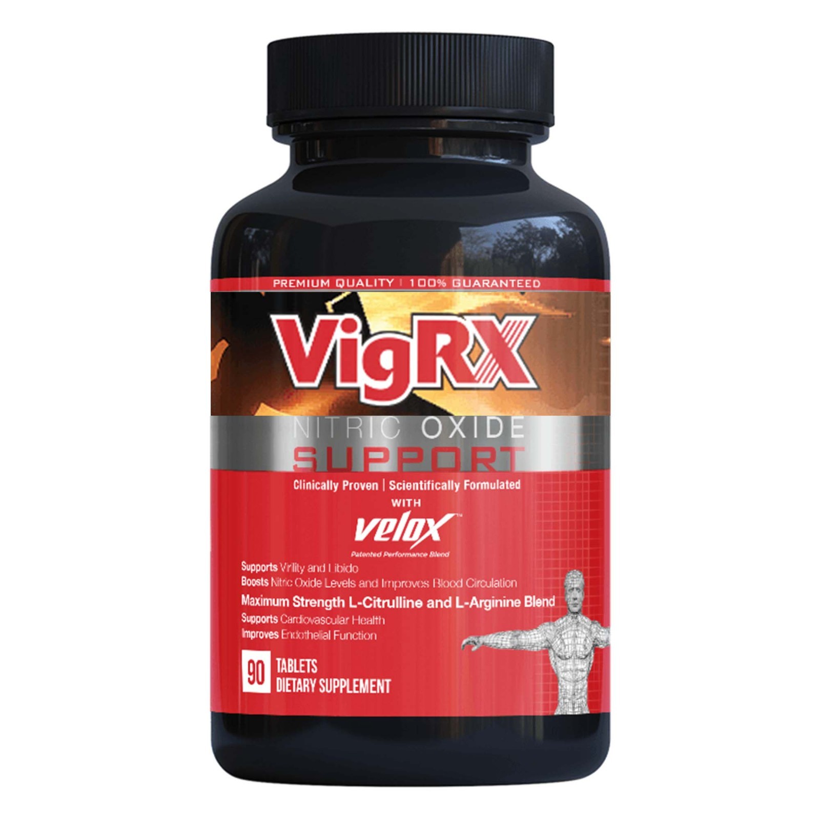 Nitric Oxide Support Booster 3000mg Per Serv 90 Count L-Arginine L-Citrulline NO