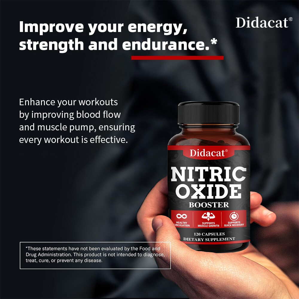 Nitric Oxide Booster – Supports Healthy Circulation And Improves Performance