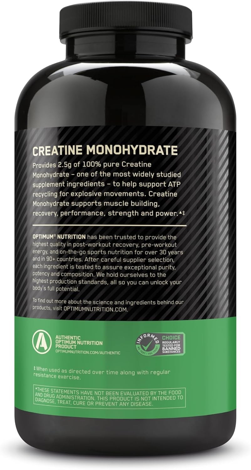 Creatine, Micronized Creatine Monohydrate Capsules, Supports Strength & Recov…
