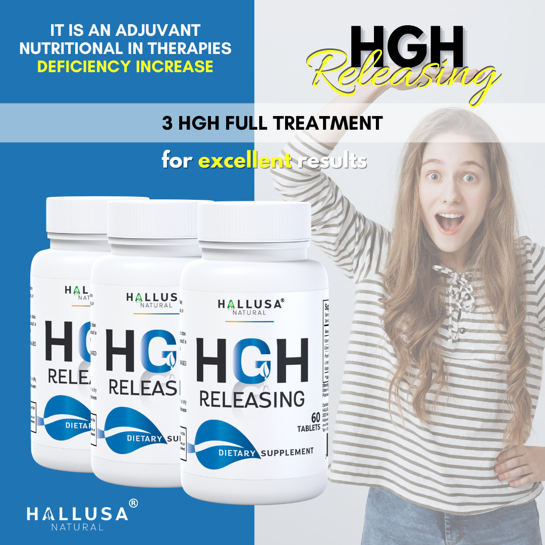 HGHBooster Natural Growth Support, Amino Acids Nitric Oxide Support – 60 Tablets