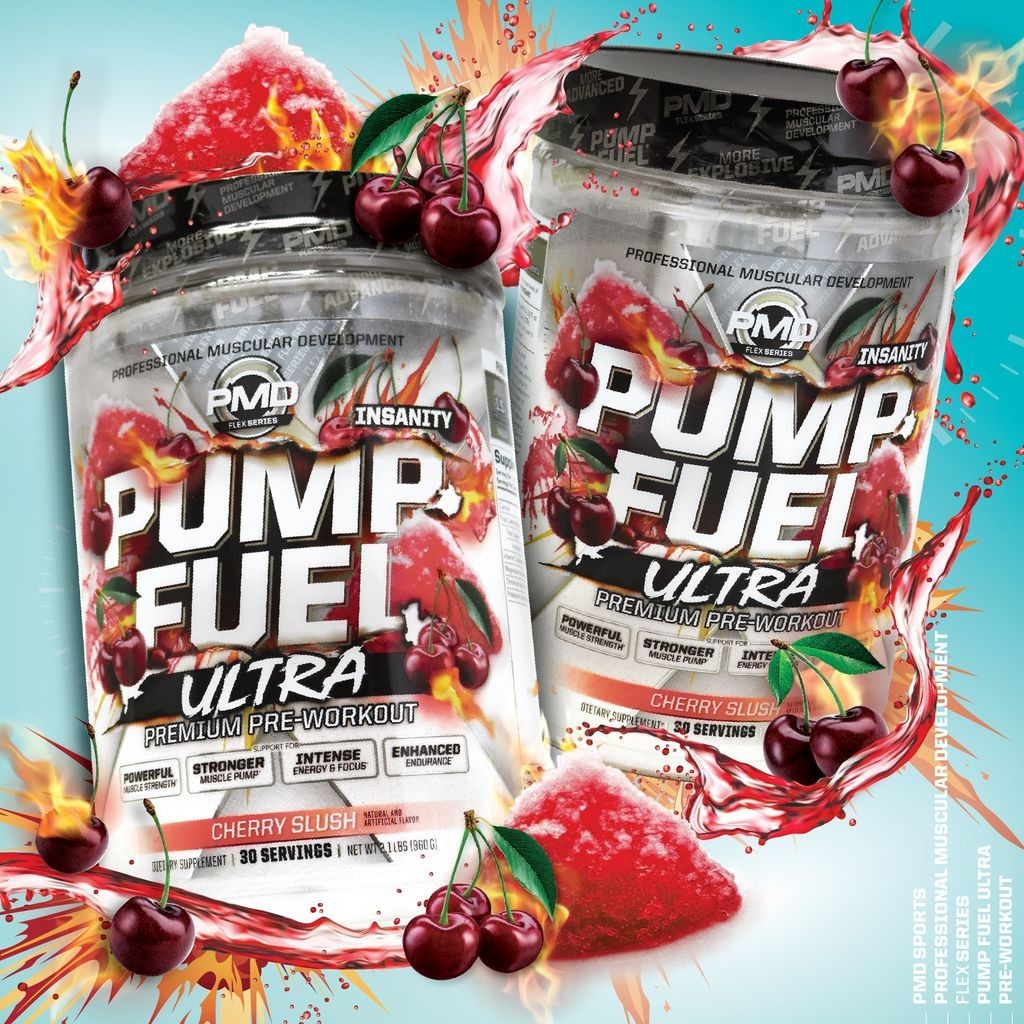 PUMP FUEL ULTRA INSANITY GLYCO LOAD PRE WORKOUT – CHERRY SLUSH (30 Servings)