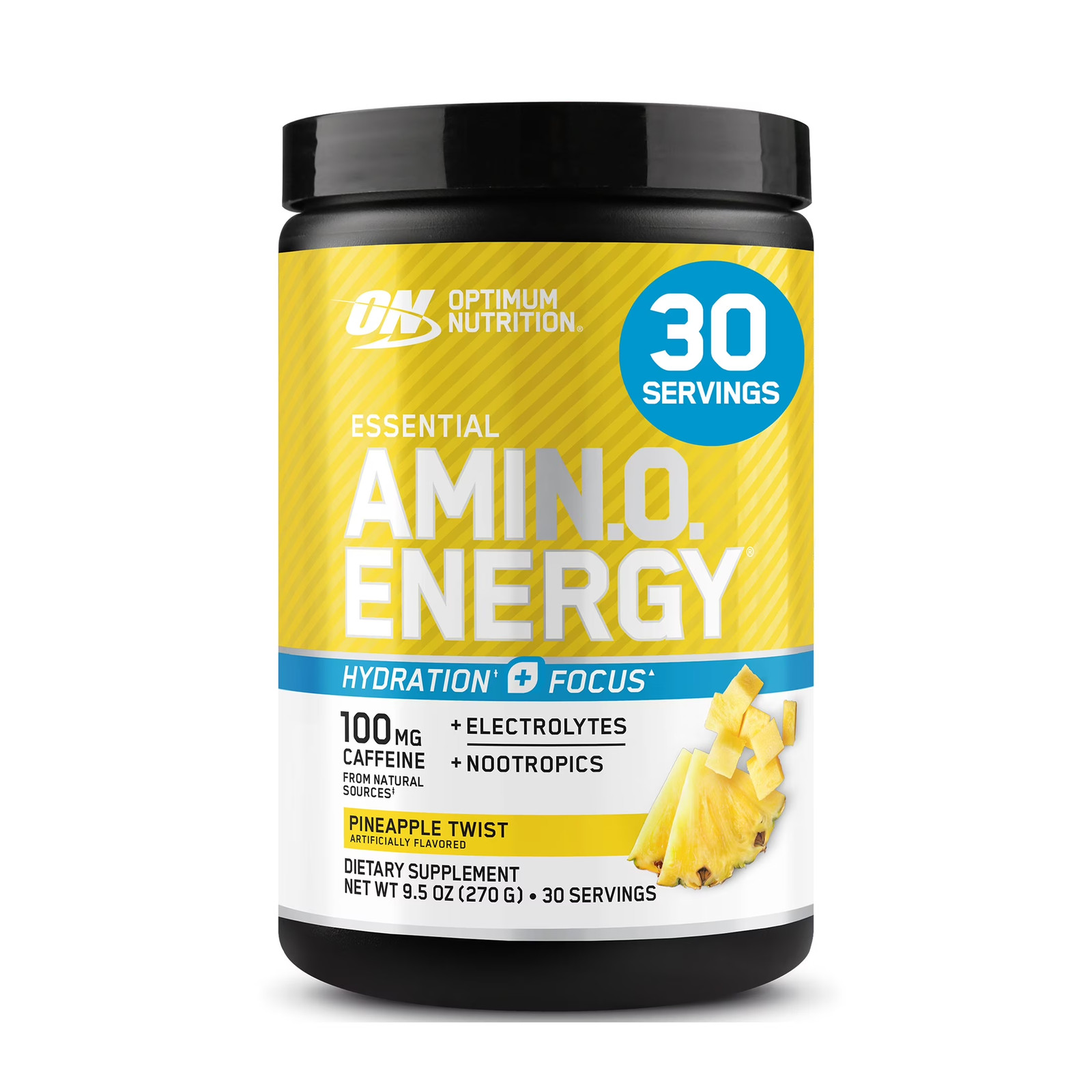 Essential Amino Energy Hydration plus Focus Powder, Pineapple Twist, 9.5 Oz
