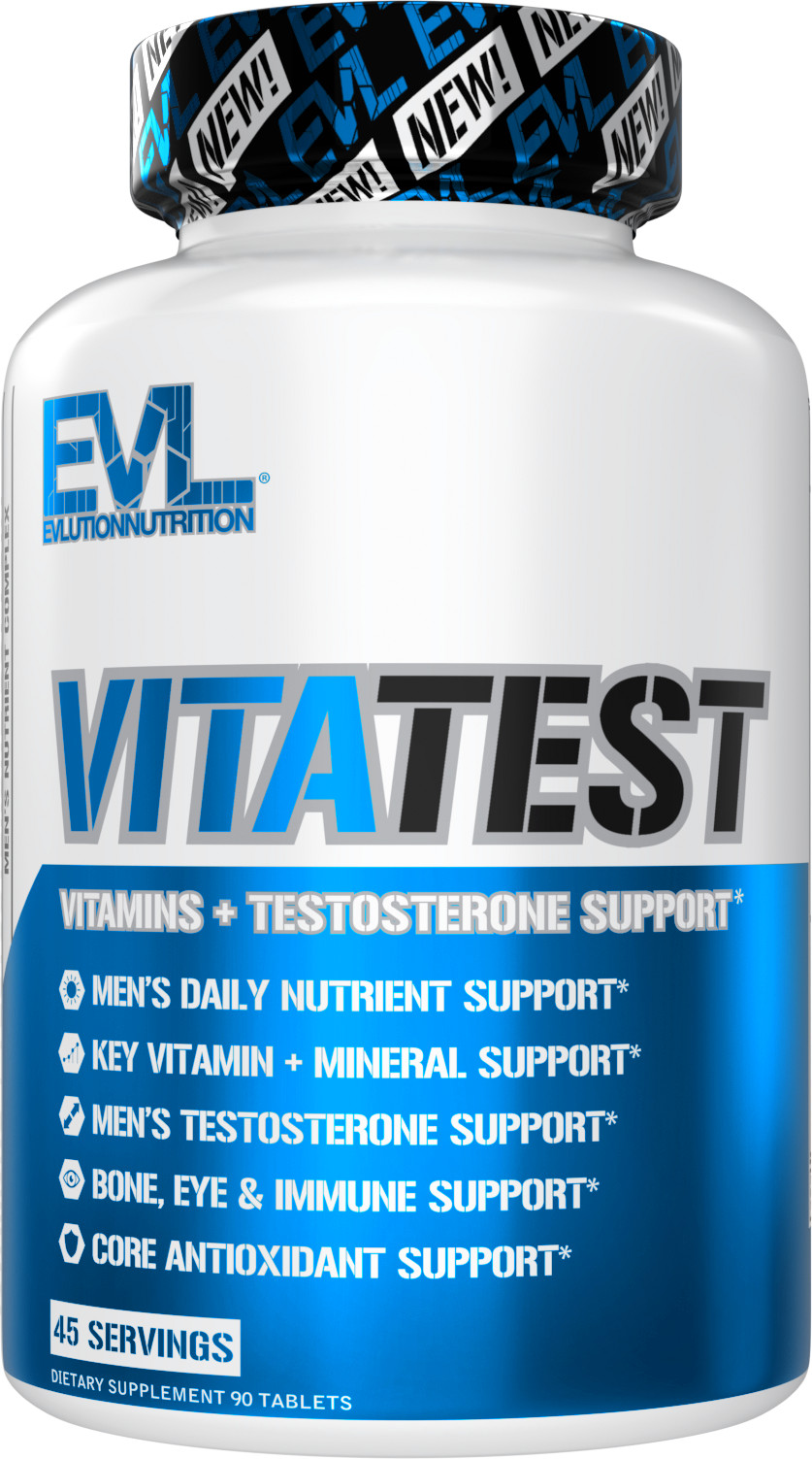 Evlution Nutrition VitaTest – Vitamin+Natural Testosterone Booster – 45 Servings