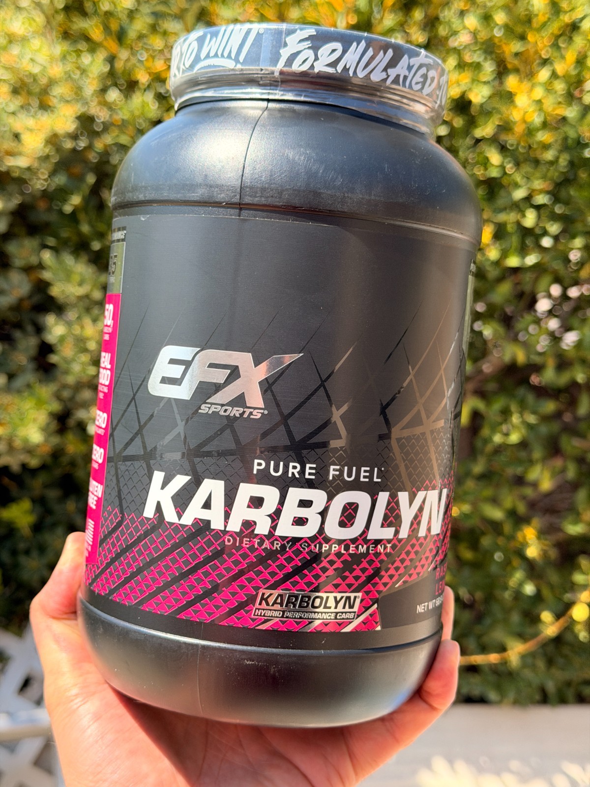 EFX Sports Karbolyn Fuel Fast-Absorbing Carbohydrate Powder Raspberry Lemonade