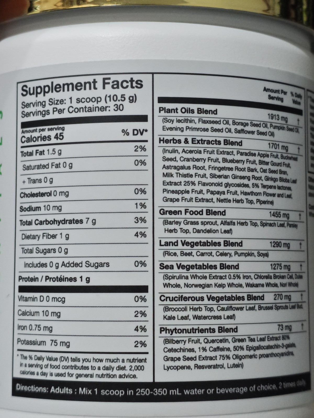Magnum Nutraceuticals NEKTR Daily Greens + Superfoods Pineapple Splash, 30 Serv