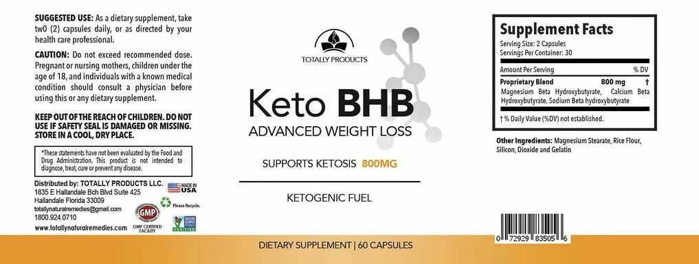 Keto BHB Weight Loss Capsules & Total Test Testosterone Booster Supplement Combo