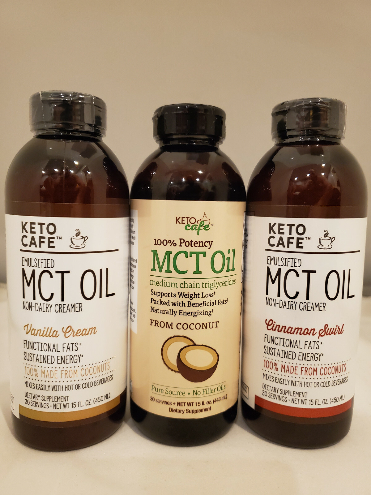KETO CAFE – MCT OIL 16OZ 3 TO CHOOSE FROM