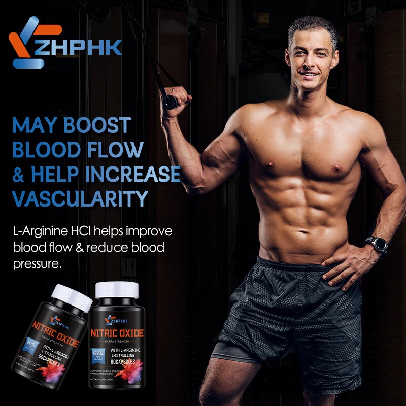 Nitric Oxide Booster Supplement w/L-Arginine 1920mg Premium Workout Muscle Pump