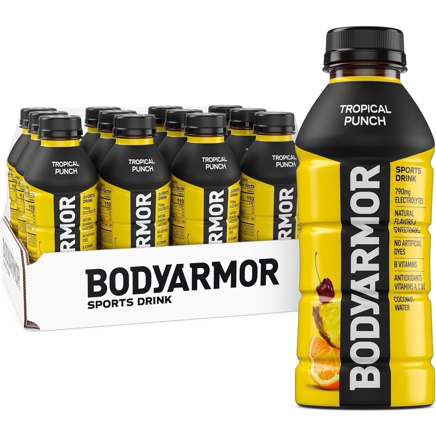 BODYARMOR Sports Drink 16 Ounce (Pack of 12), 16 12)