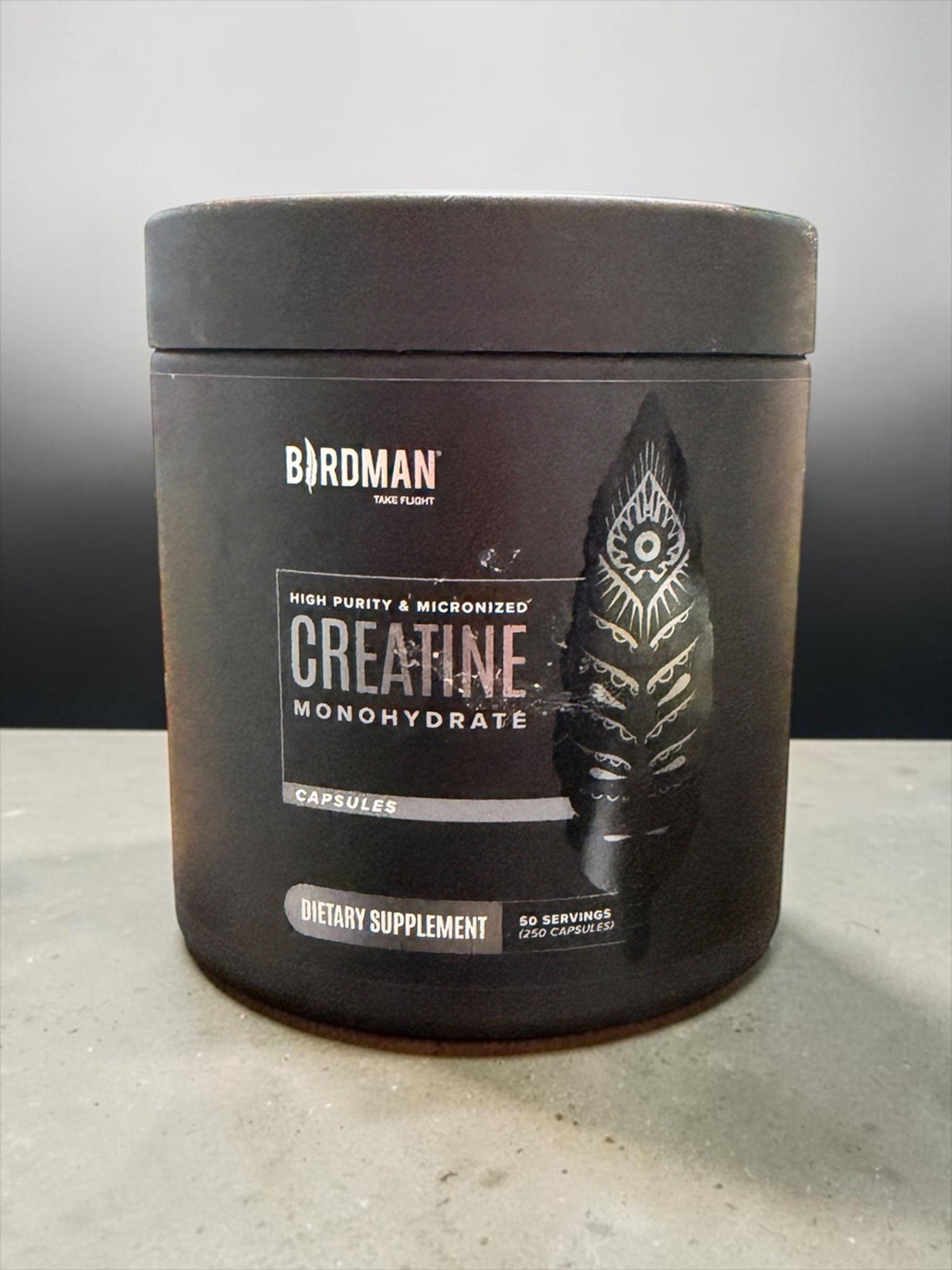 BIRDMAN CREATINE Micronized Monohydrate Capsules 50 servings SOLD OUT!