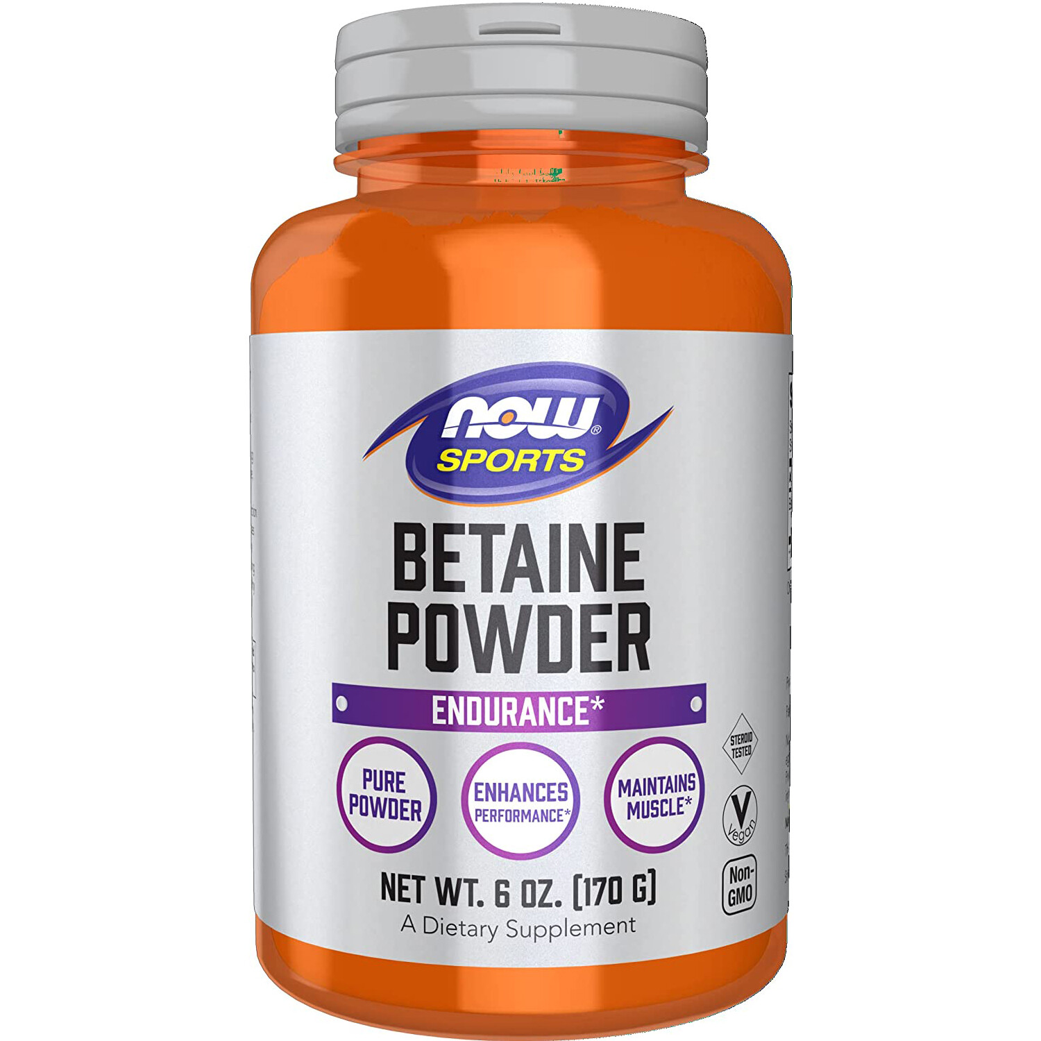 NOW Sports Nutrition,Betaine Powder, Endurance,Performance,Maintains Muscle*,6OZ