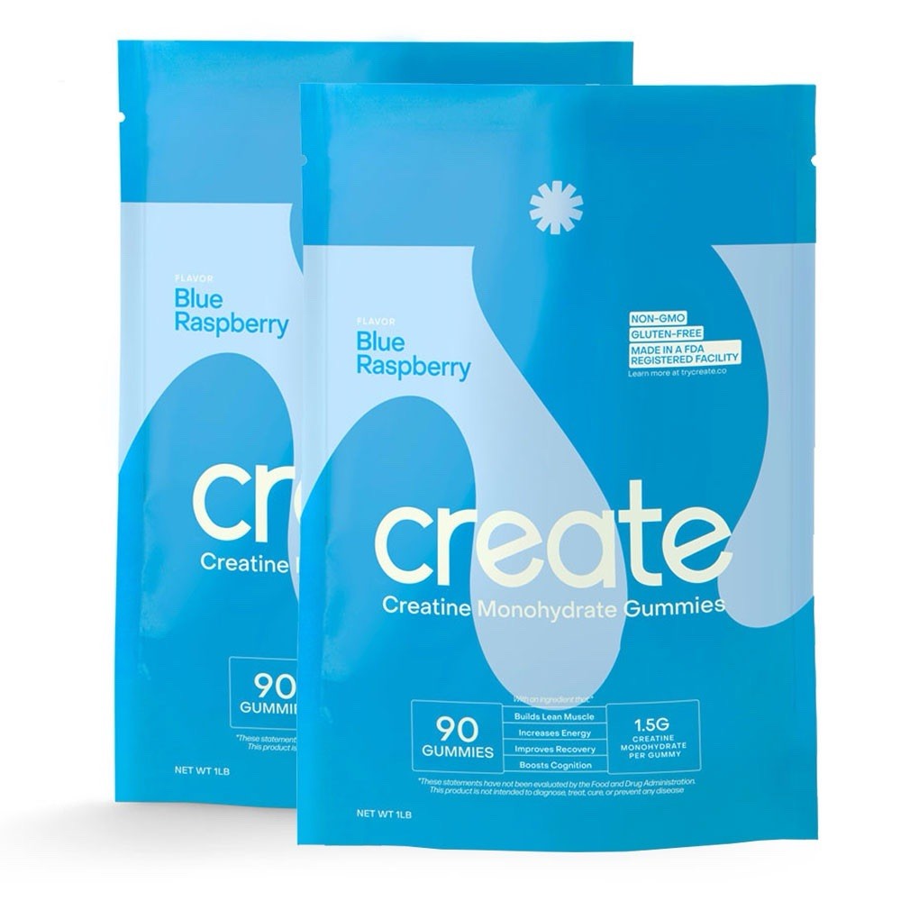 Vegan Creatine Gummies – 90 Count, Watermelon, 1.5g Creatine Each, Gluten-Free