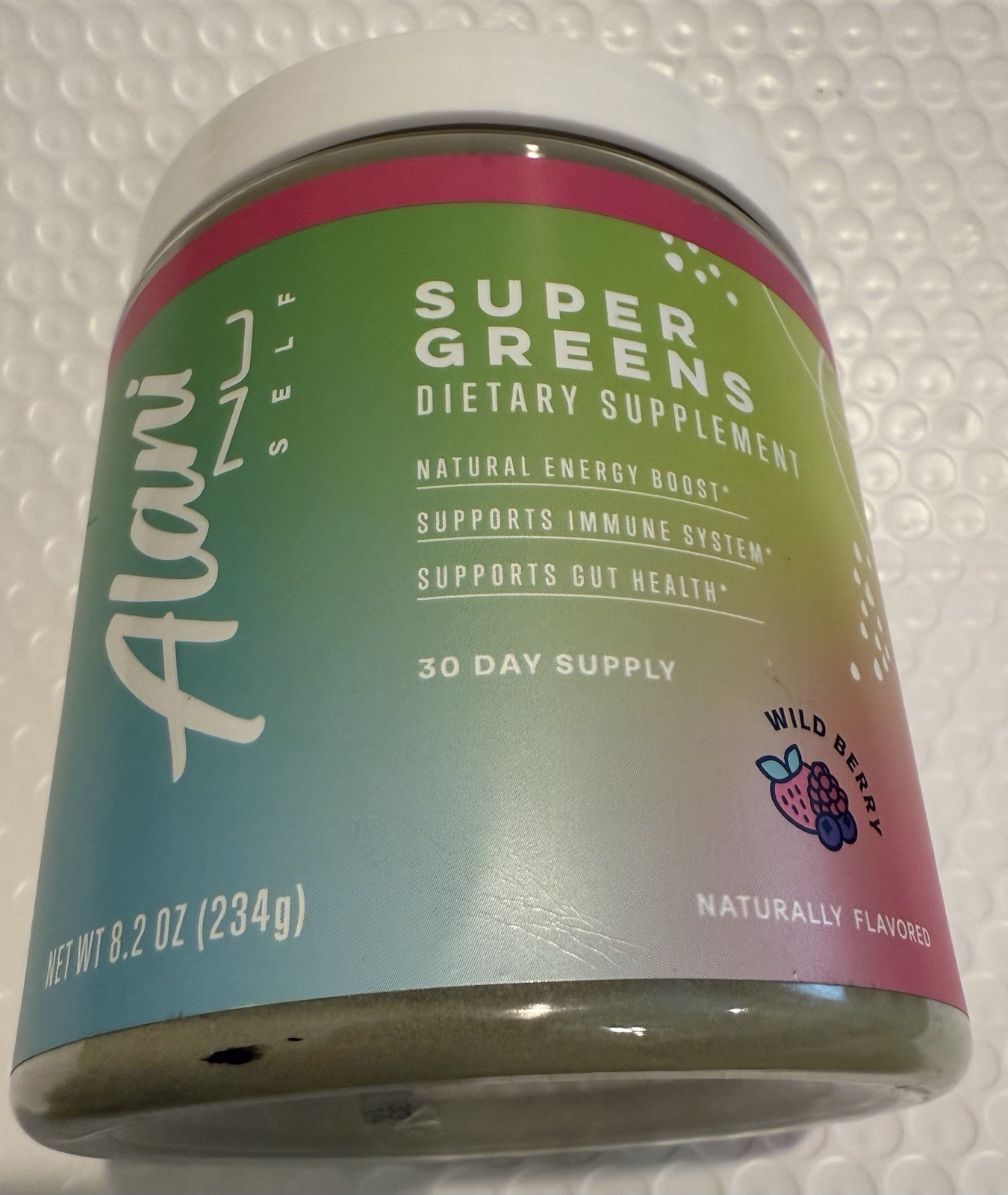 Alani Nu Self, Super Greens, Wild Berry, 8.2 oz (234 g) 30 Servings 11/2026