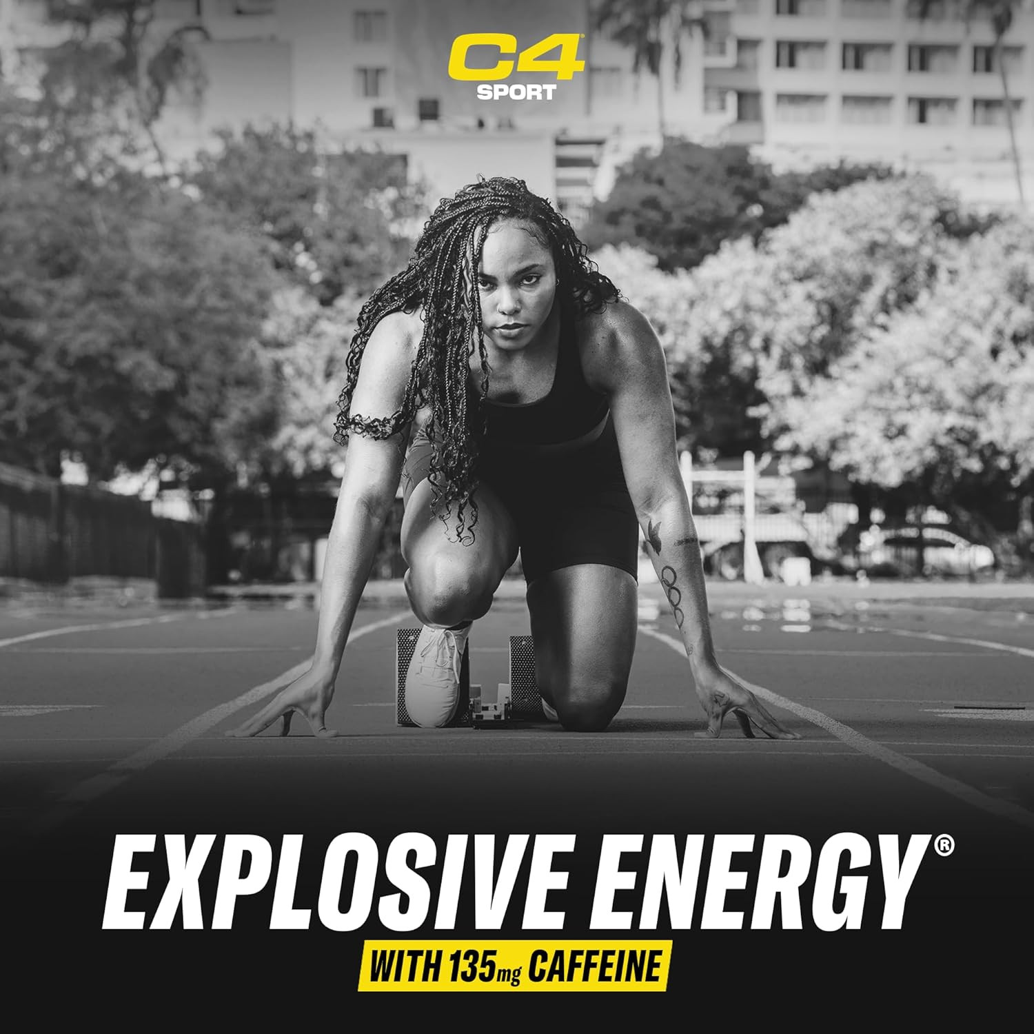 C4 Sport Pre Workout Powder Fruit Punch – NSF Certified for Sport | 30 Servin…