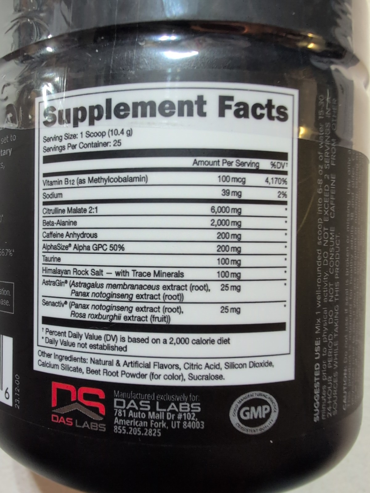 Bucked Up Pre-Workout Powder Blood Raz, 25 Servings 9.2oz Made In USA BB 4/2027
