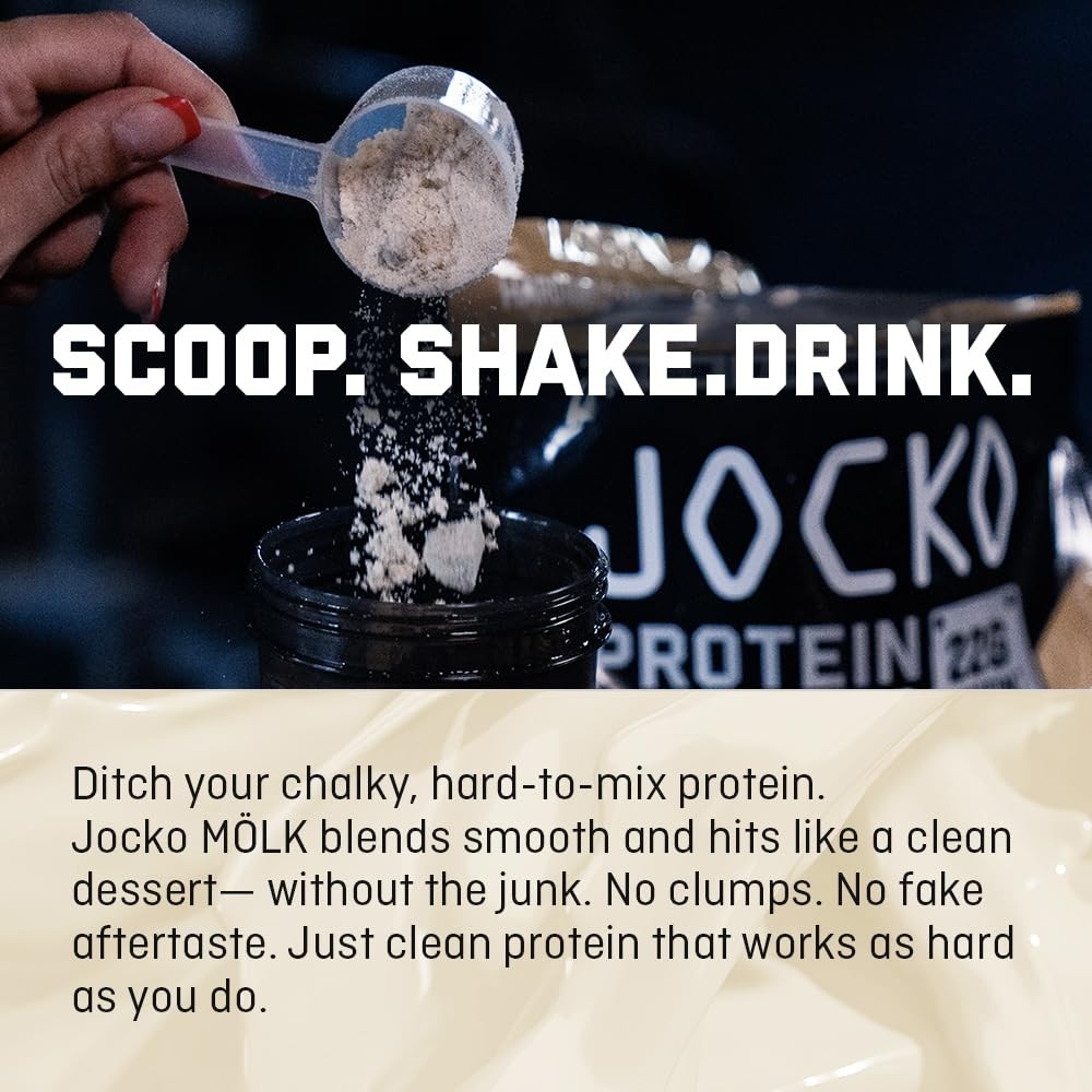 Mölk Whey Protein Powder 22g Protein – Low Sugar Monk Fruit Blend – Muscle Re…