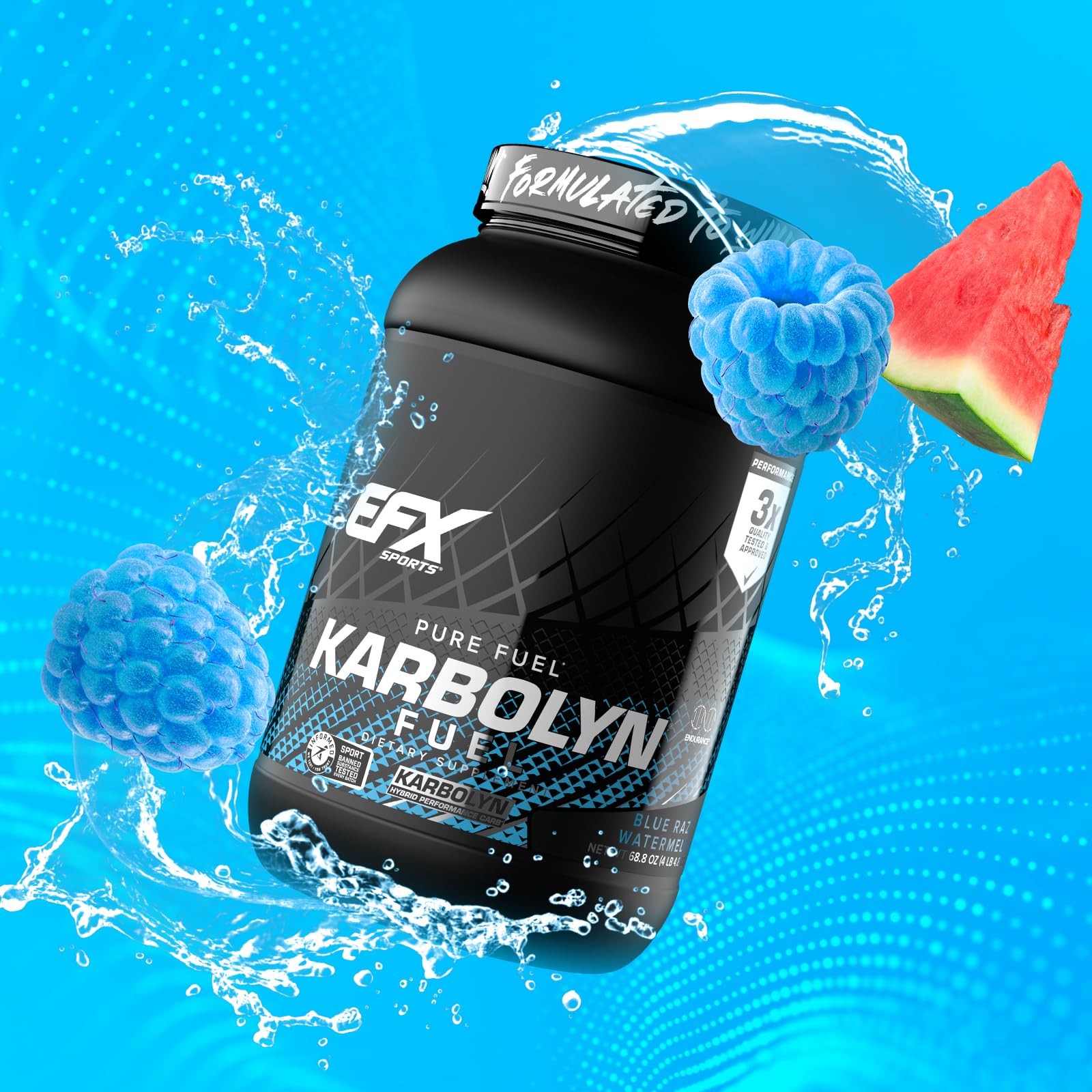 EFX Sports Karbolyn Fuel | Fast-Absorbing Carbohydrate Powder | Carb Load Sus…