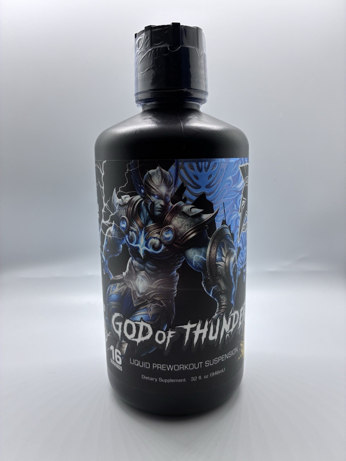 “God of Thunder” Liquid Preworkout Suspension Peach Mango 32 fl oz